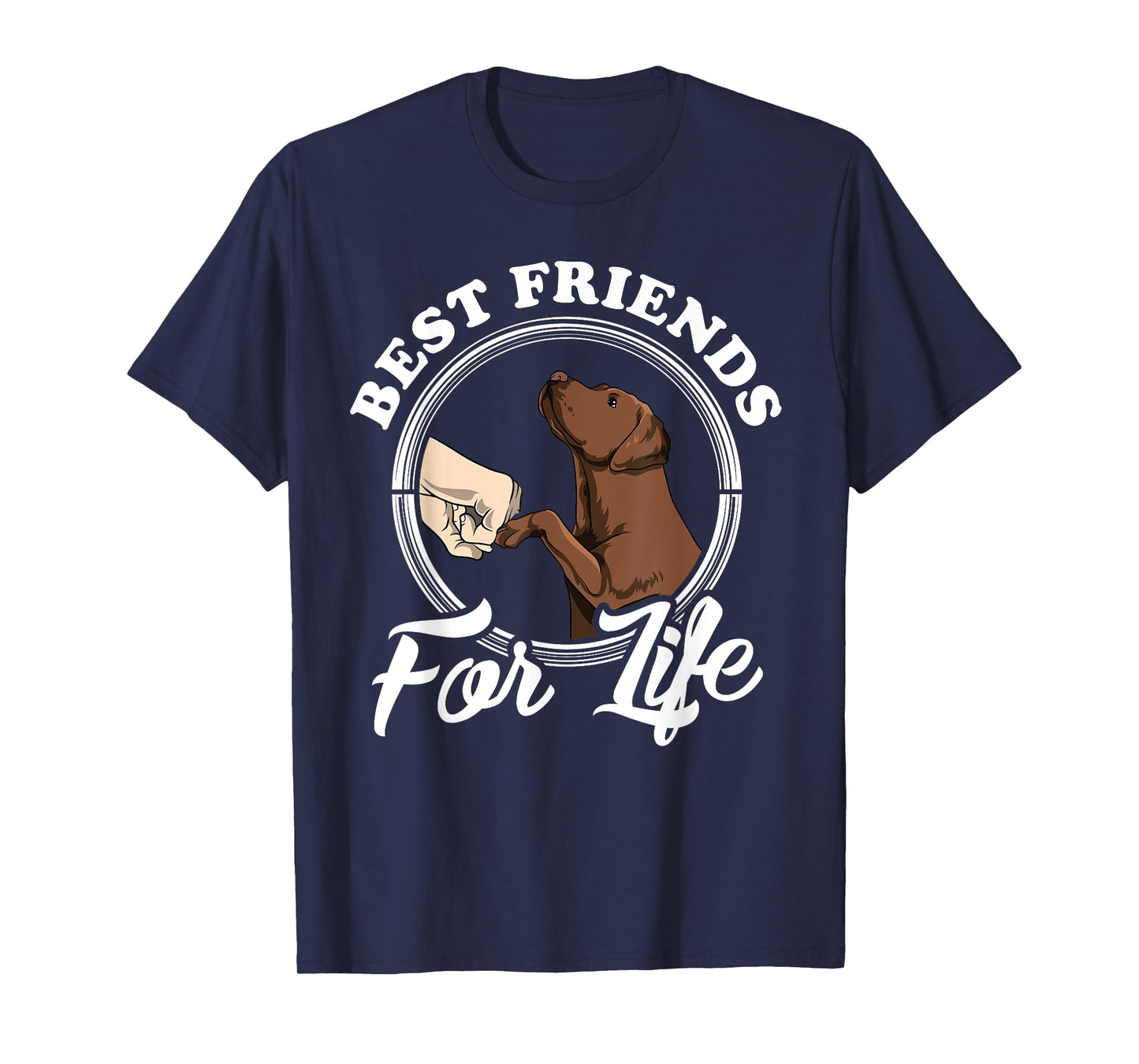 Chocolate Labrador Design Funny Chocolate Labrador Lovers T-Shirt