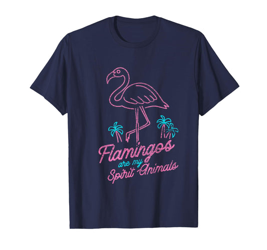 Flamingos Are My Spirit Animals Flamingo T-Shirt