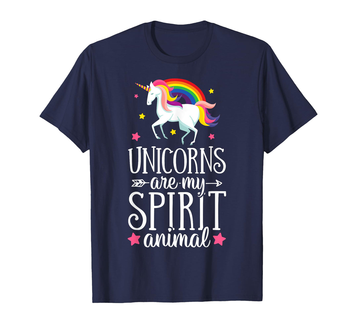 Unicorns Are My Spirit Animal T shirt Unicorn Girls Women T-Shirt