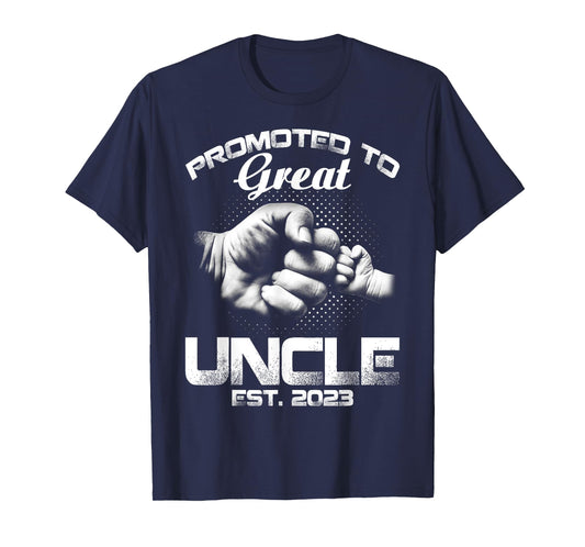 Promoted To Great Uncle Est 2023 T-Shirt