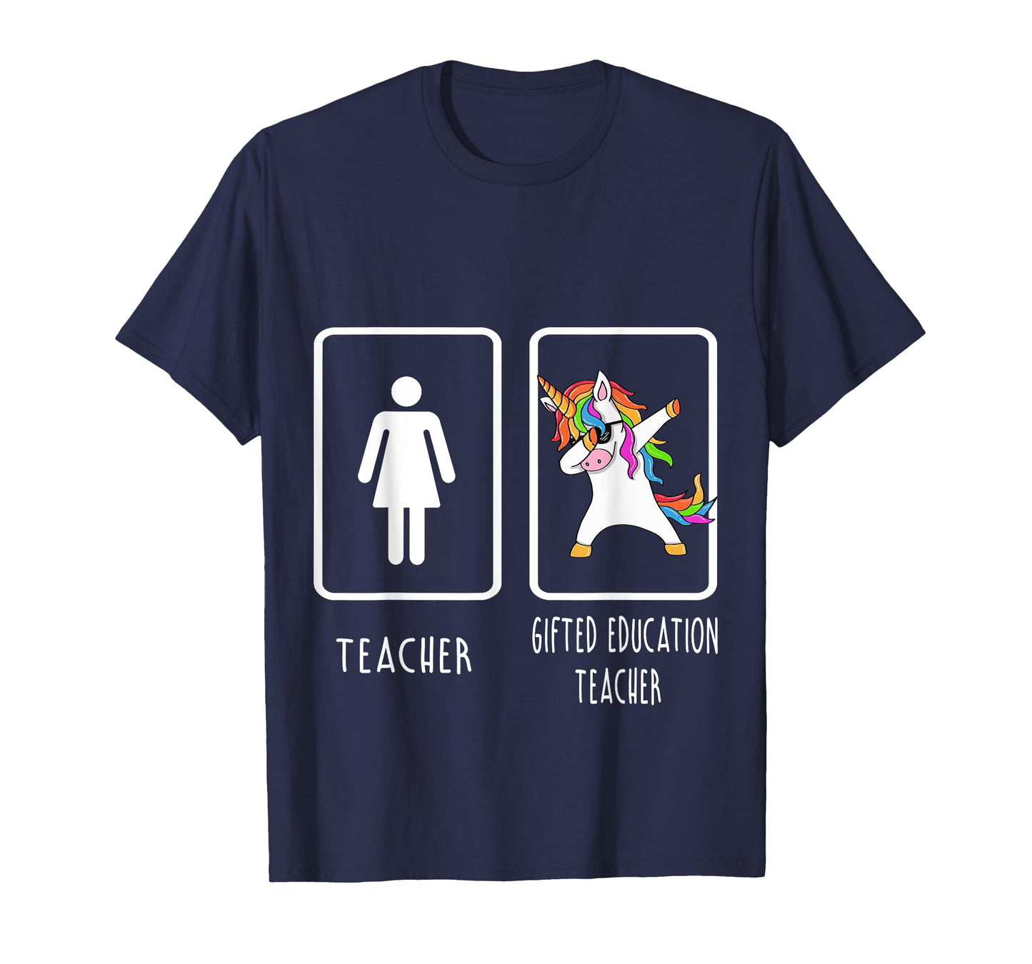 GIFTED EDUCATION TEACHER Unicorn Shirt Men Women Kids T-Shirt