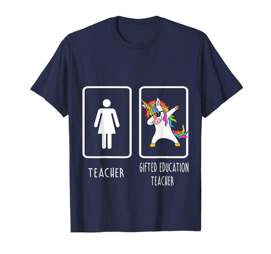 GIFTED EDUCATION TEACHER Unicorn Shirt Men Women Kids T-Shirt