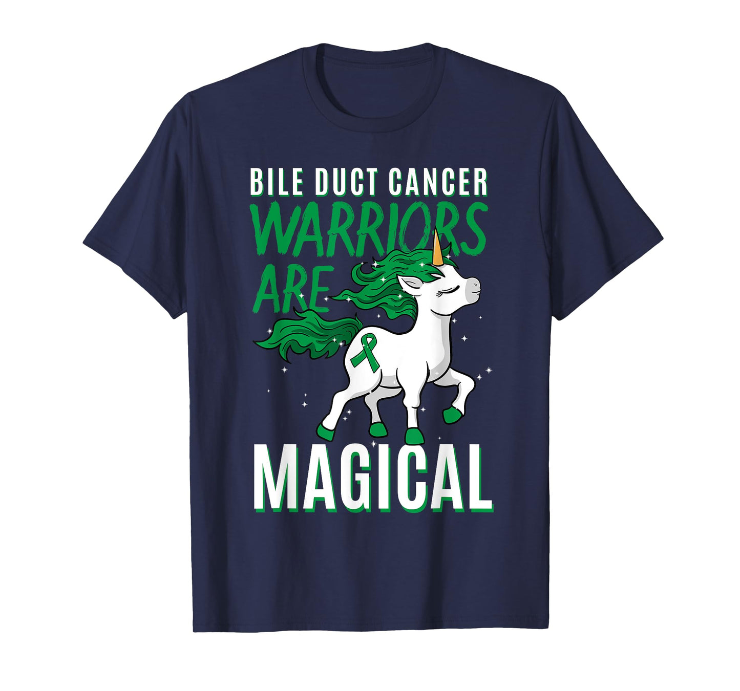 Bile Duct Cancer Awareness Cholangiocarcinoma Unicorn Lover T-Shirt