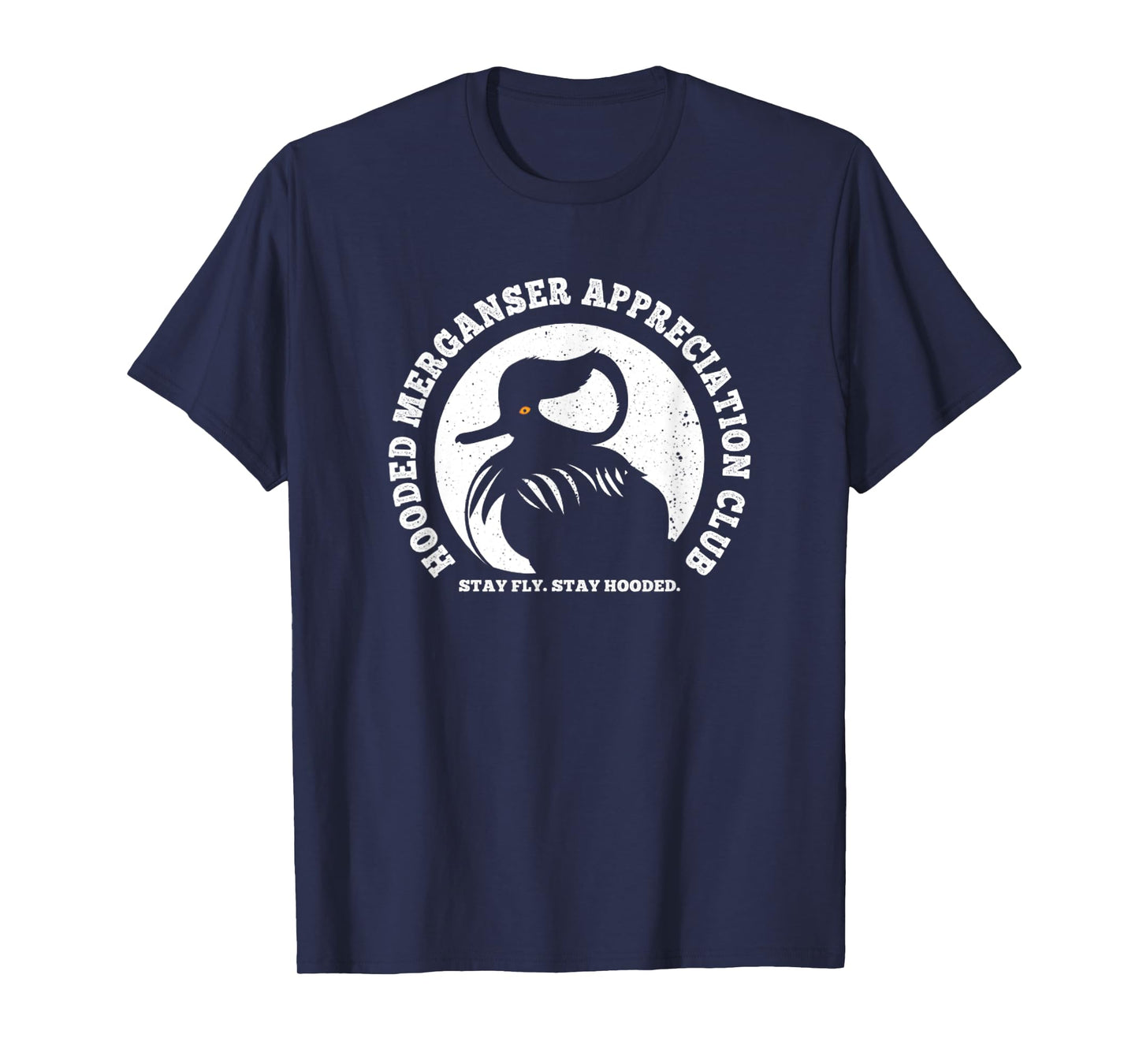 Hooded Merganser Appreciation Club Design T-Shirt