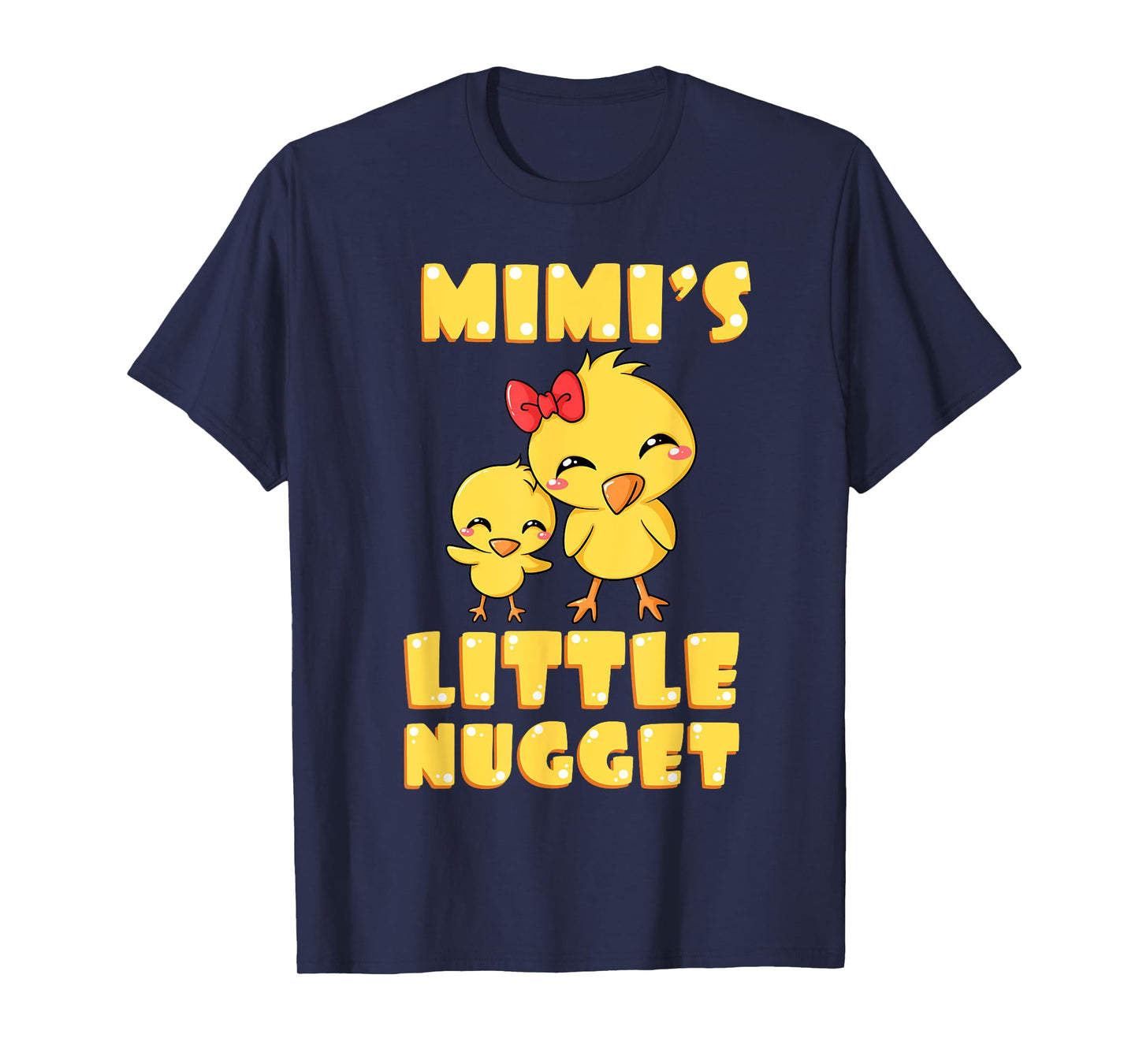 Mimi's Little Nugget Chicken Lover Grandma Mother's Day T-Shirt