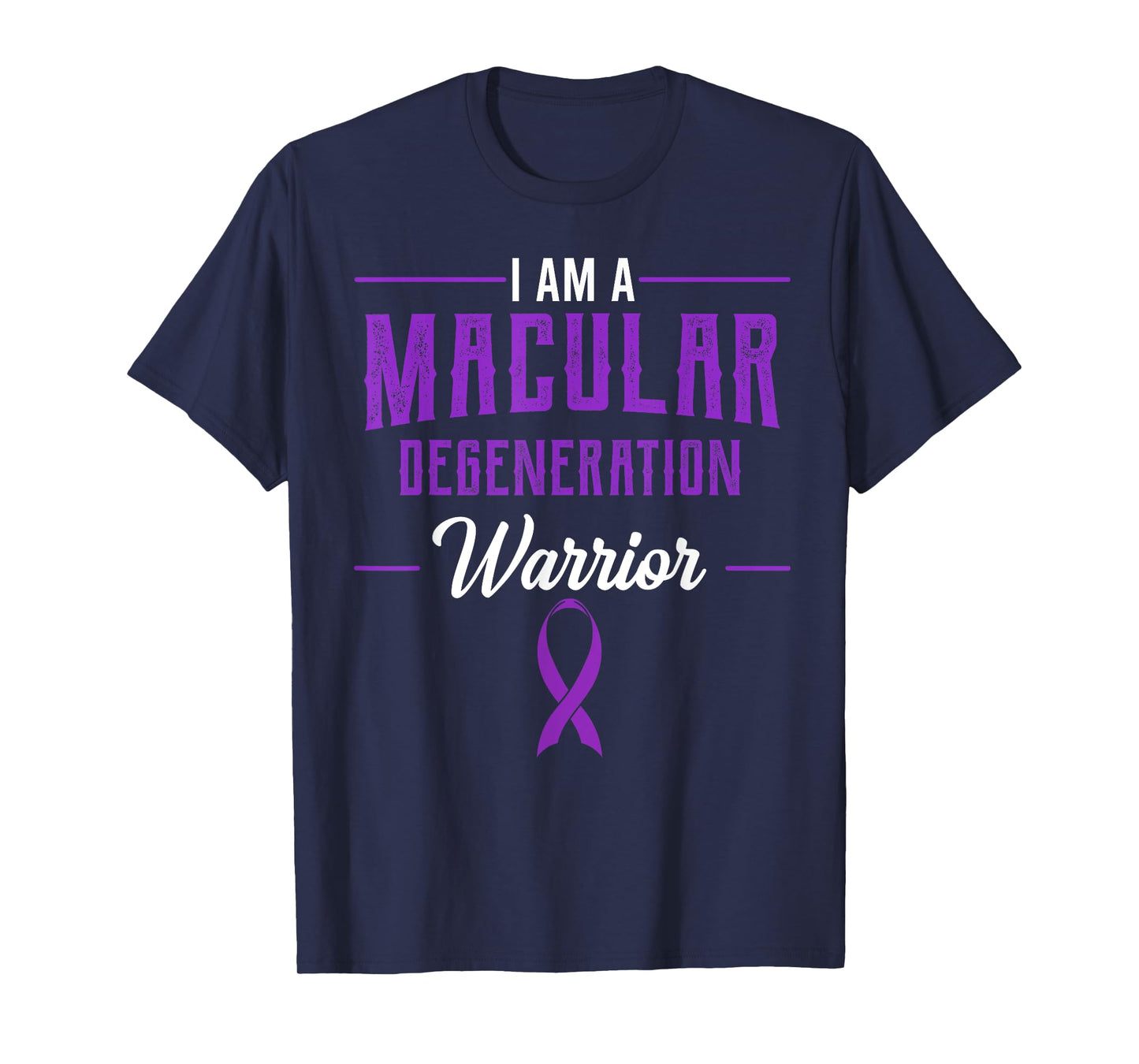 Macular Degeneration AMD ARMD Age-Related Warrior Supporters T-Shirt