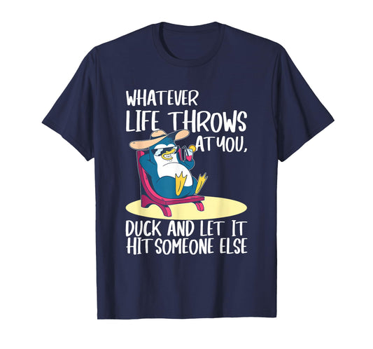 Funny Penguin Funny Quote Life Graphic tees for men women T-Shirt