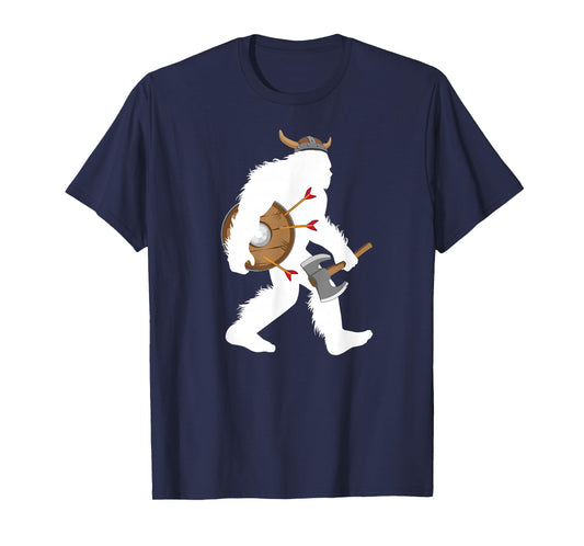 Bigfoot Viking Cryptid Norse Myth Sasquatch T-Shirt