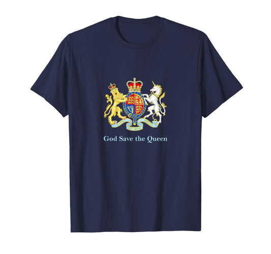 Royal Coat of Arms God Save the Queen T-Shirt