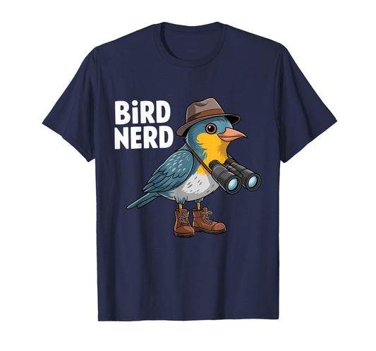 Bird Nerd Funny Bird Watching Birding Bird Lover Watcher T-Shirt