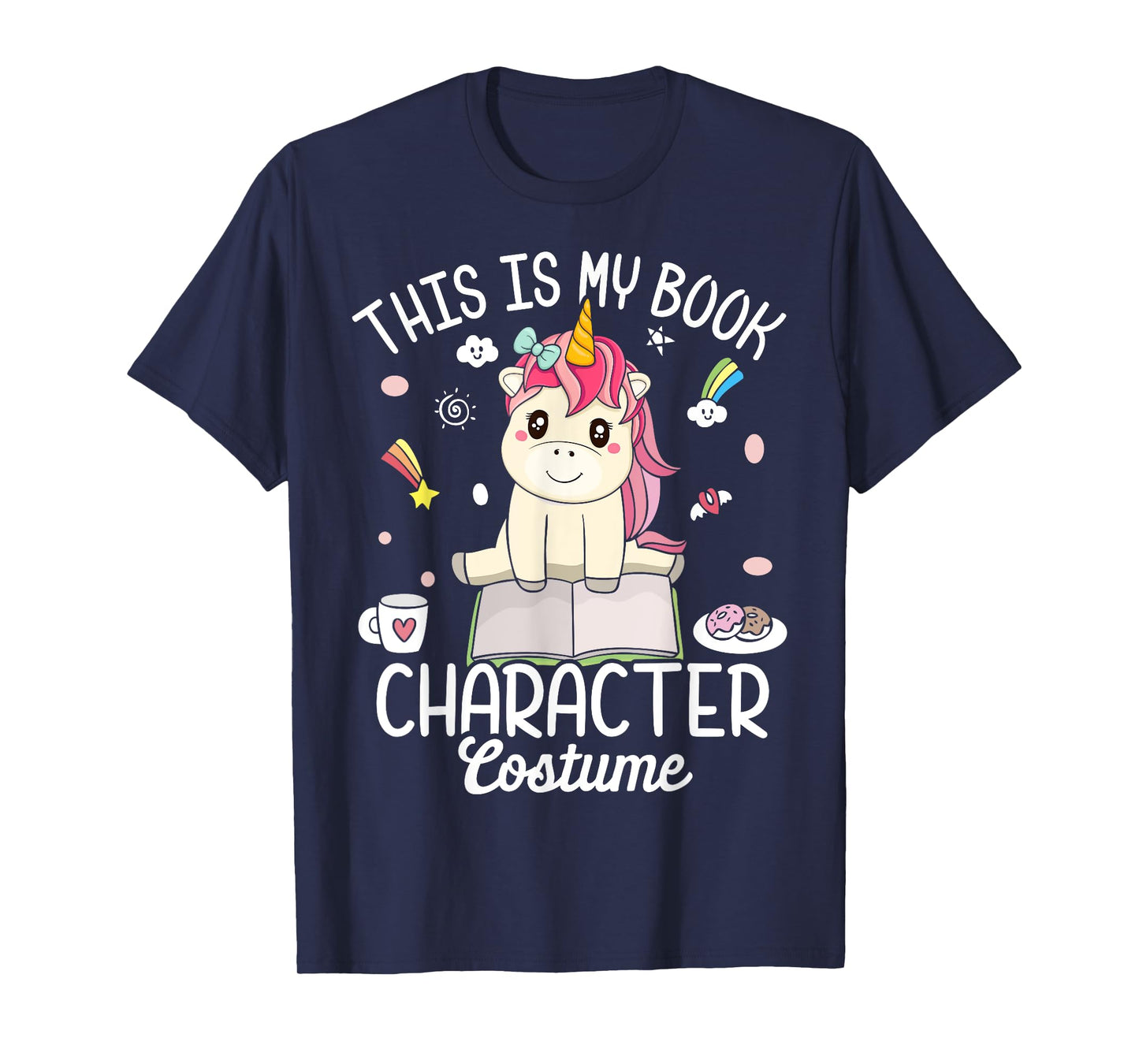 Book Character Costume Book Reader Girl Book Lover T-Shirt