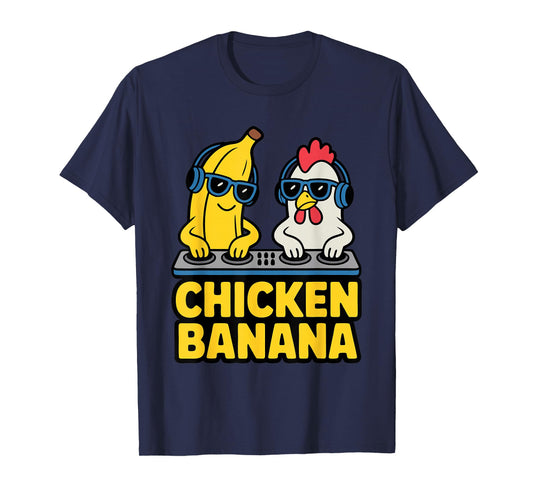 Funny Chicken Banana T-Shirt