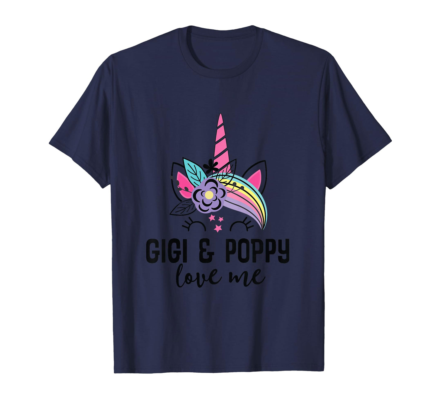 Kids My Gigi and Poppy Love Me Unicorn T-Shirt