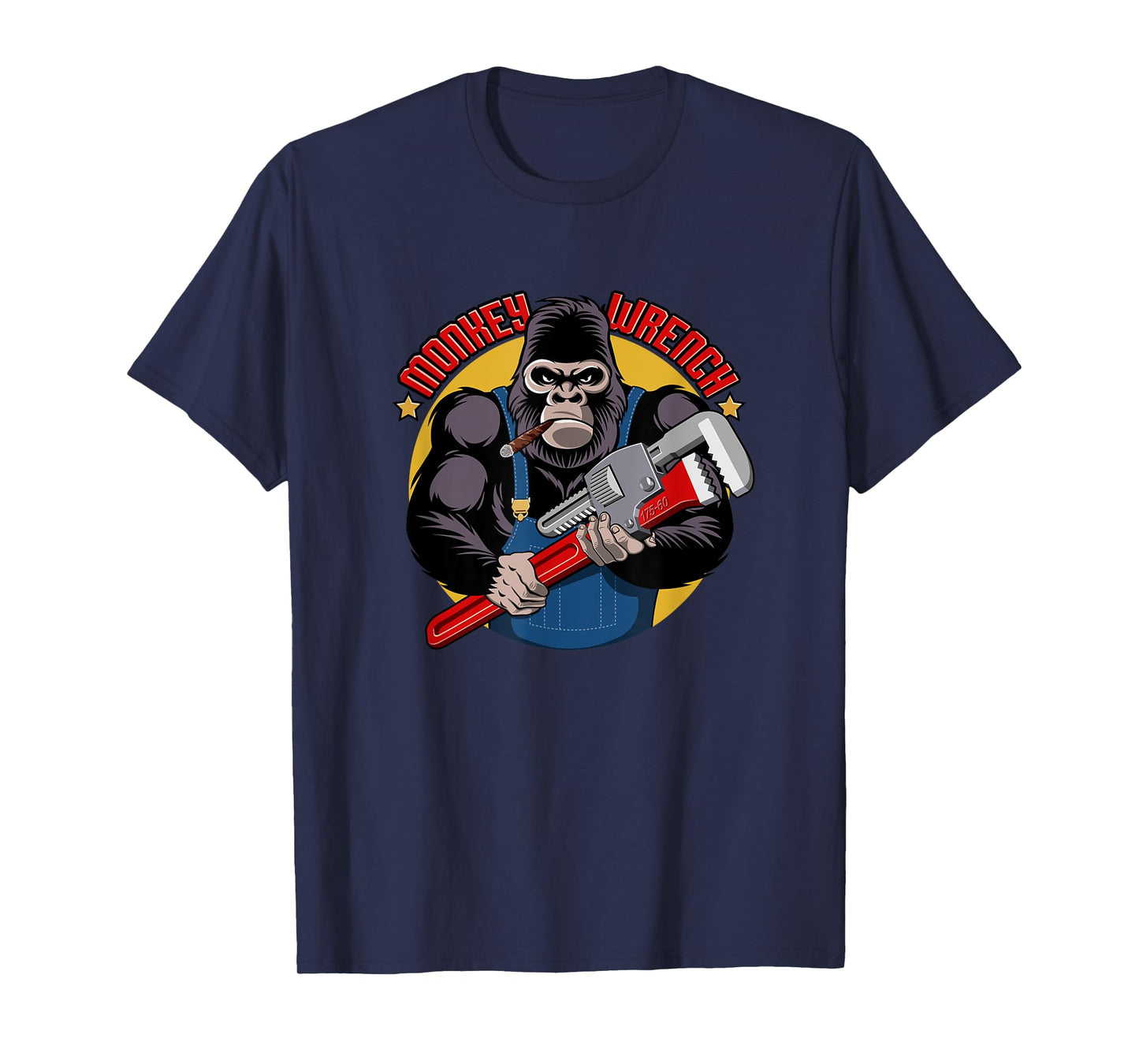 Monkey Wrench Mechanic Grease Monkey Car Repair Technician T-Shirt