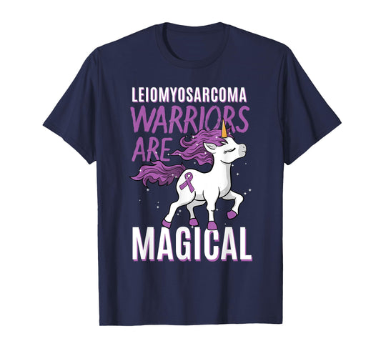 Leiomyosarcoma Warrior LMS Rare Cancer Unicorn Sarcoma Gift T-Shirt