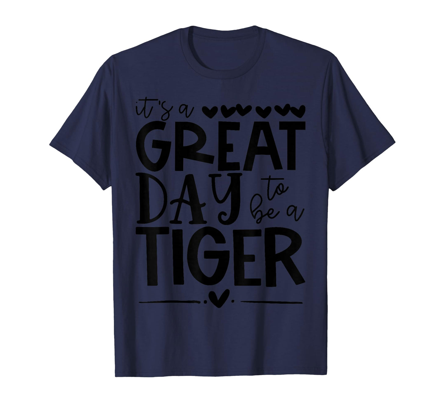 Tigers School Sports Fan Team Spirit Great Day T-Shirt