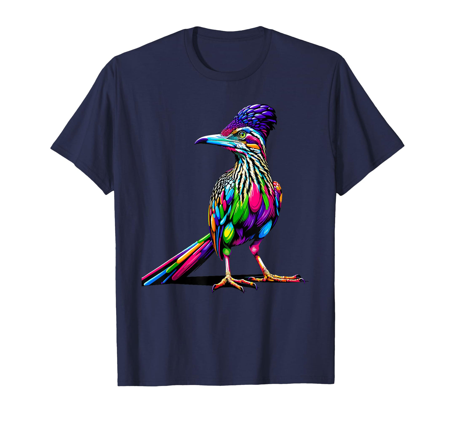 Colorful Pop Art Roadrunner Chaparral Bird T-Shirt