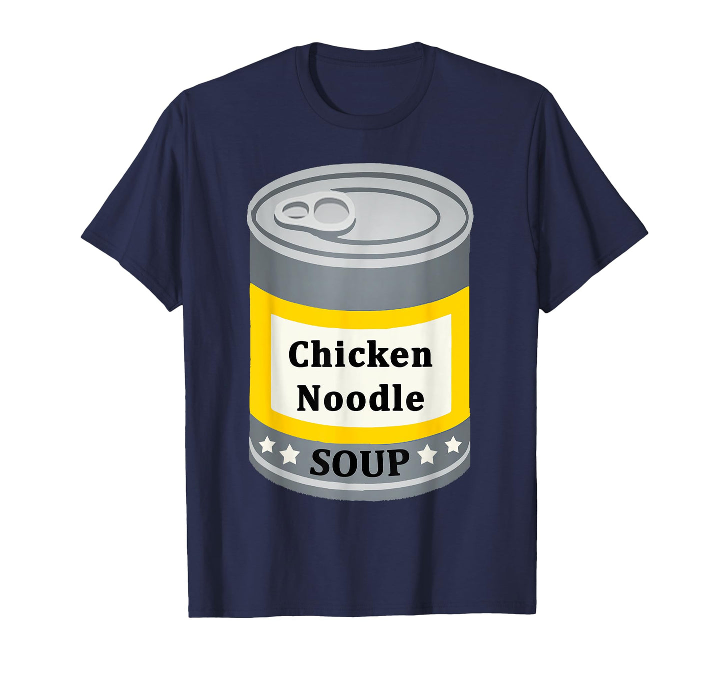 Chicken Noodle Canned Soup Fun Last Minute Halloween Costume T-Shirt