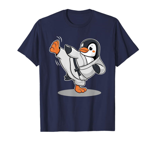 Karate Penguin Martial Arts Judo Taekwondo Penguin T-Shirt