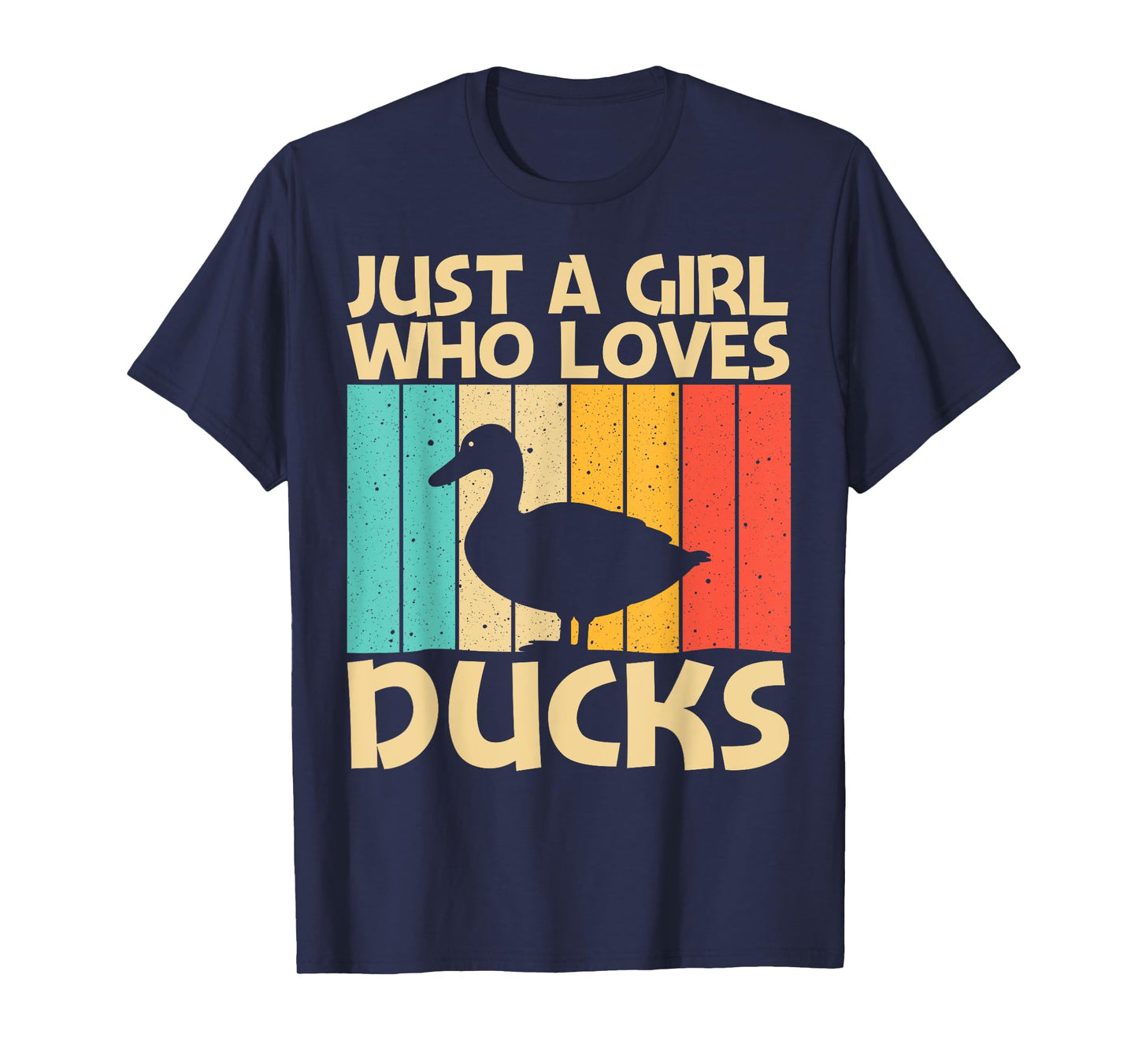Funny Duck Design For Girls Kids Duck Farmer Hunting Lovers T-Shirt