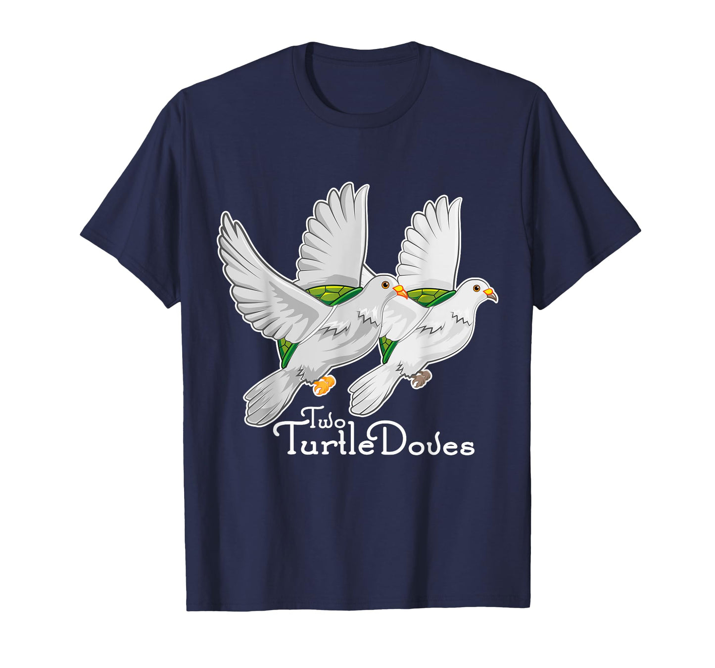 Two Turtle Doves 12 Days Christmas Song Funny Gift T Shirt T-Shirt