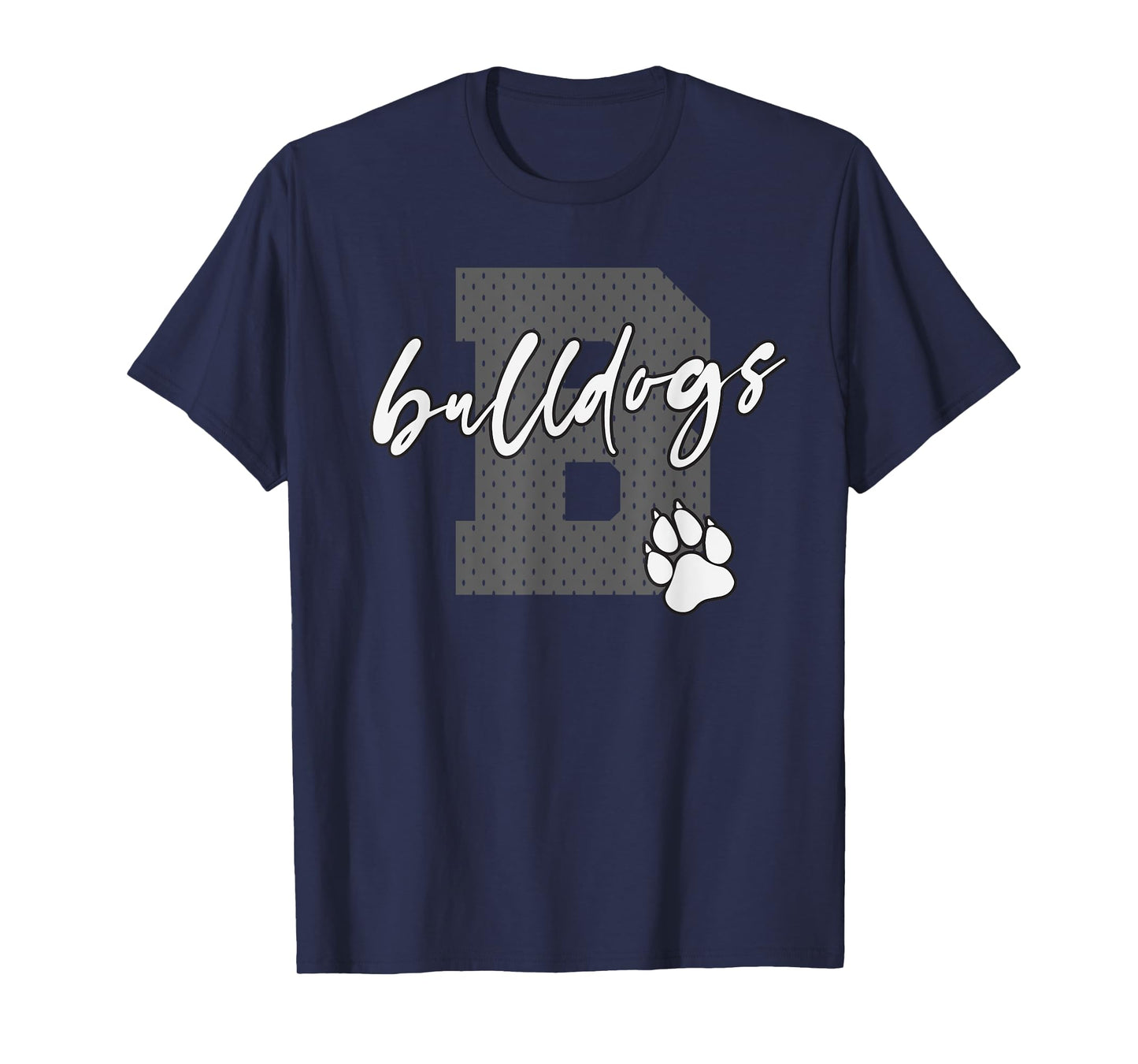 Bulldog Football Baseball Basketball Soccer Bulldogs T-Shirt for Men Women Girls Kids
