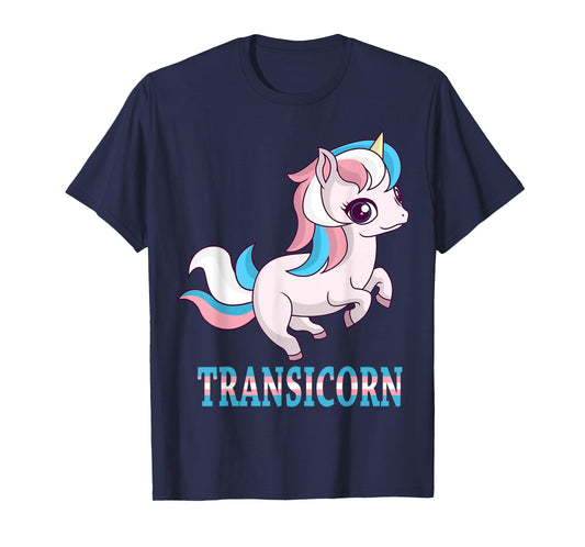 Transicorn Transgender Unicorn LGBTQ Pride Month T-Shirt