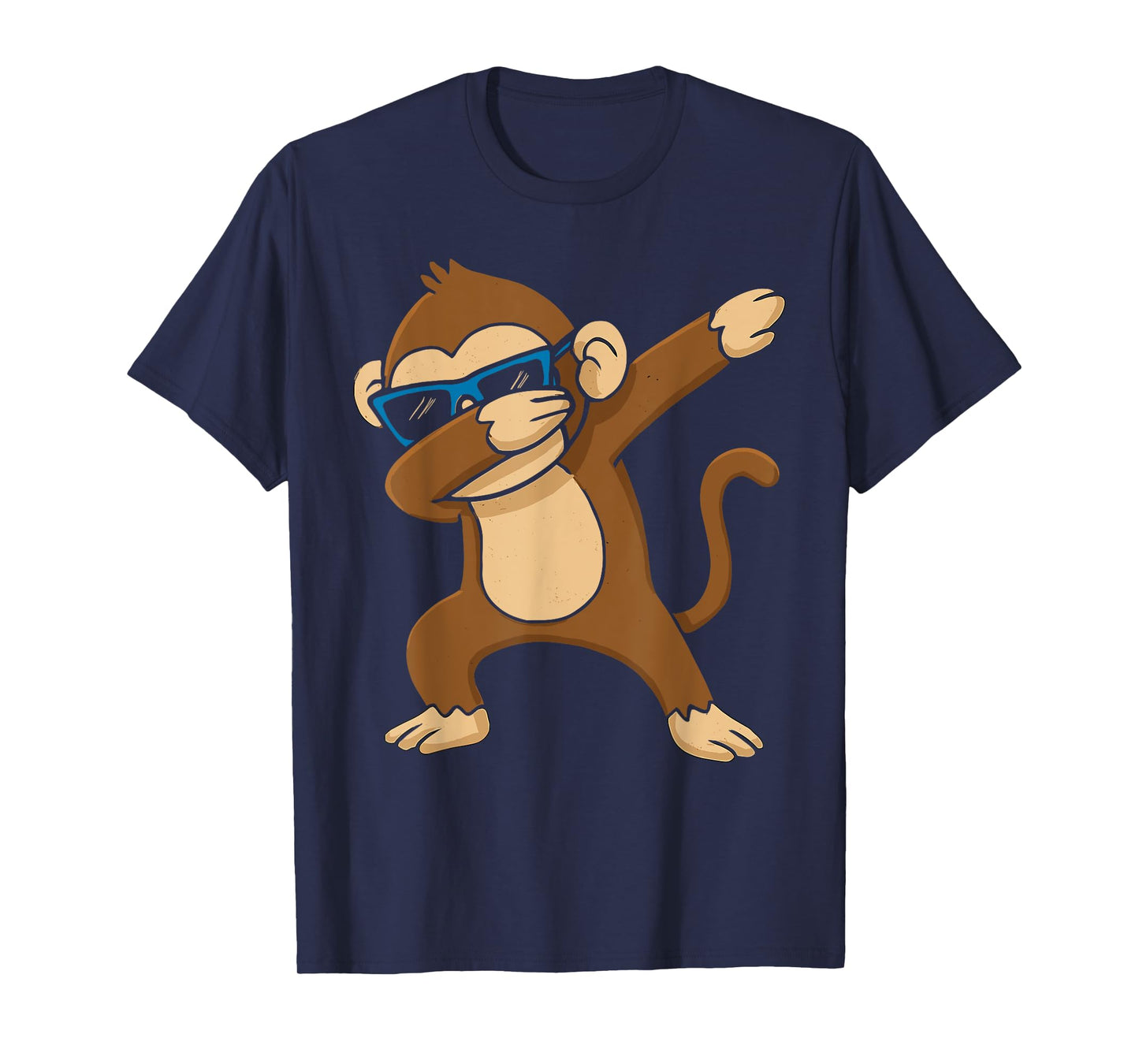 Funny Dabbing Monkey with Sunglasses T-Shirt