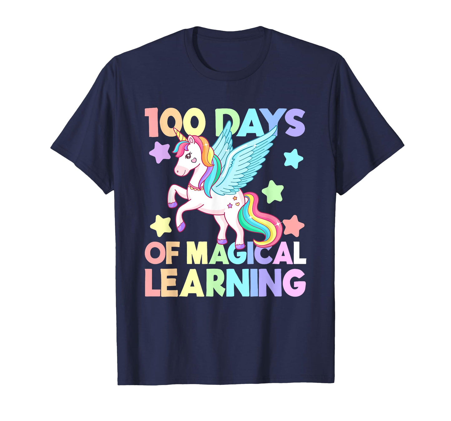 100 Days Of Magical Learning , 100 Days Of School Unicorn T-Shirt