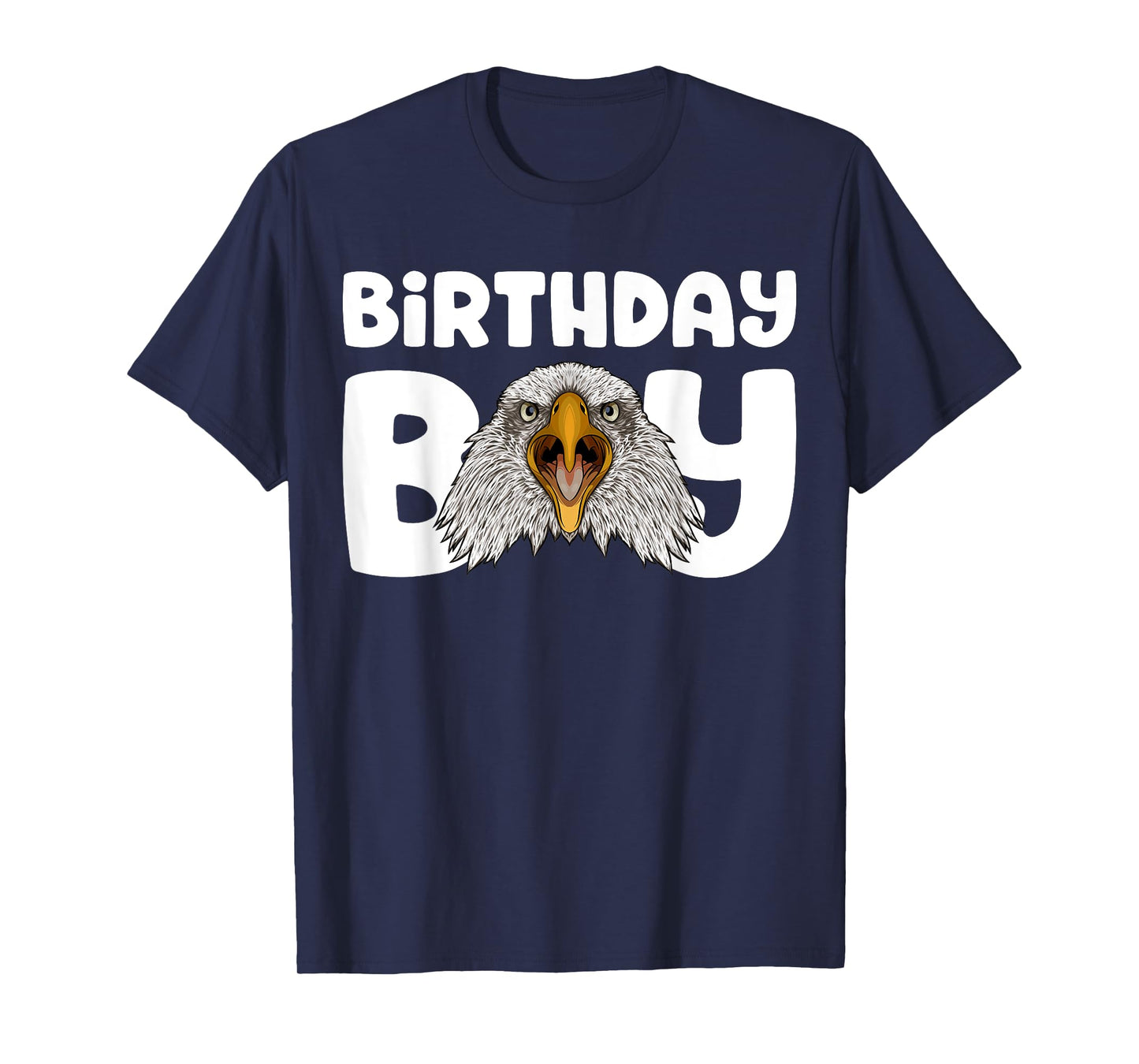 Eagle Birthday Boy Party Bird Kids Boys Bald Eagle Birthday T-Shirt