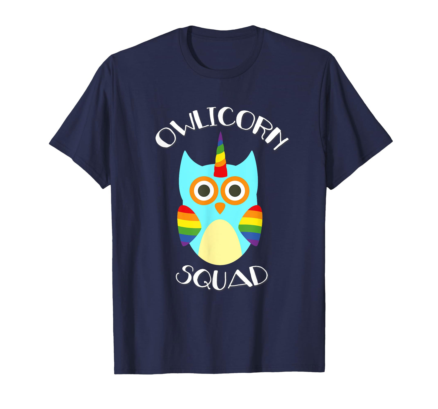 Owlicorn Owl Unicorn Mash Up Squad Shirt T-Shirt