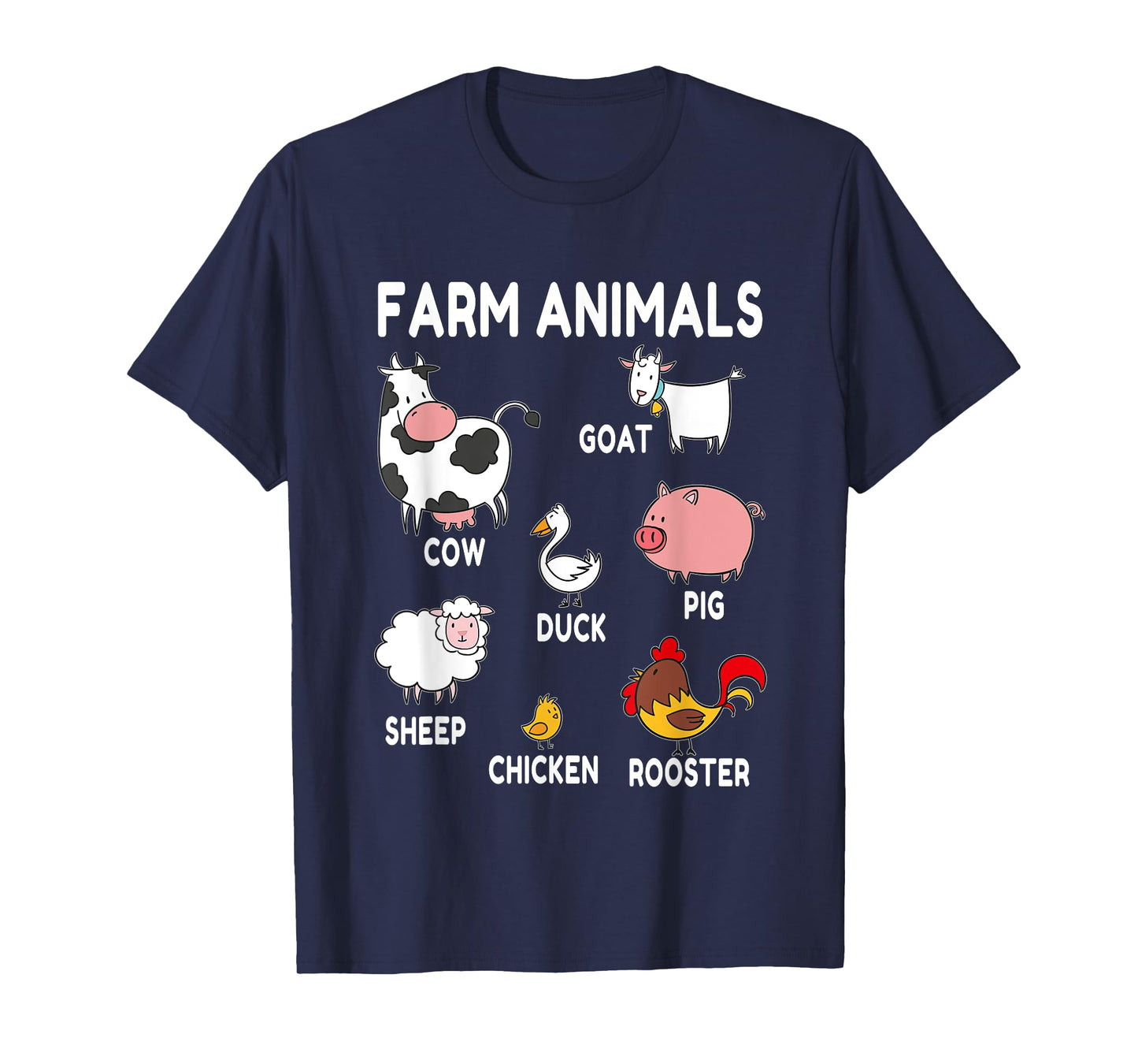 Funny Farm Animals Toddler T-Shirt