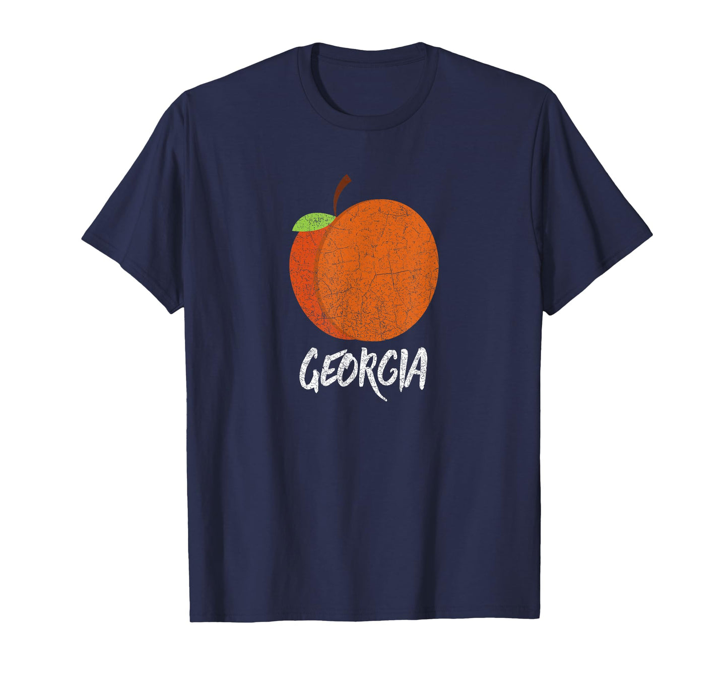 Vintage State of Georgia T-shirt Peach T-Shirt