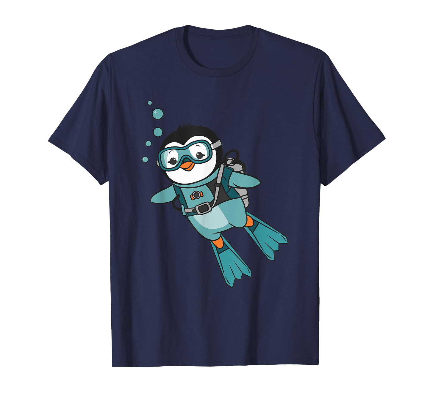 Cute Scuba Diving Penguin T-Shirt