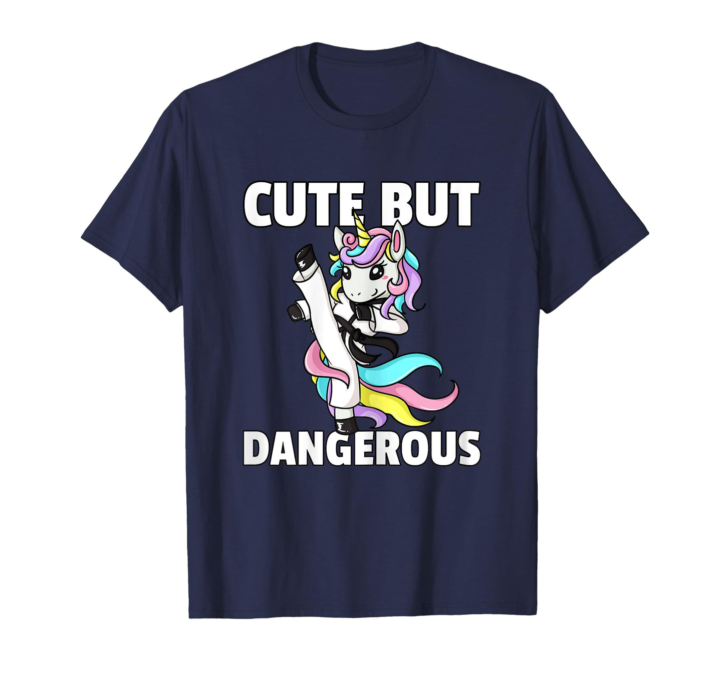 Unicorn Karate Gift Girl Taekwondo Jiu Jitsu MMA BJJ T-Shirt