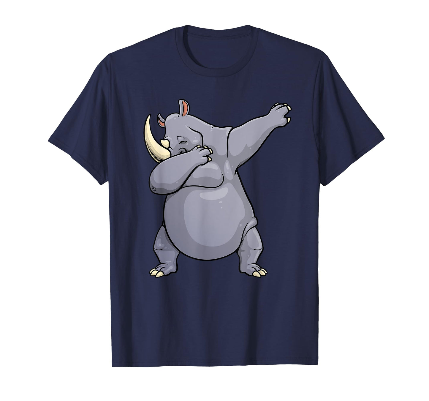 Funny Dabbing Rhinoceros Design For Men Women Rhino Lovers T-Shirt