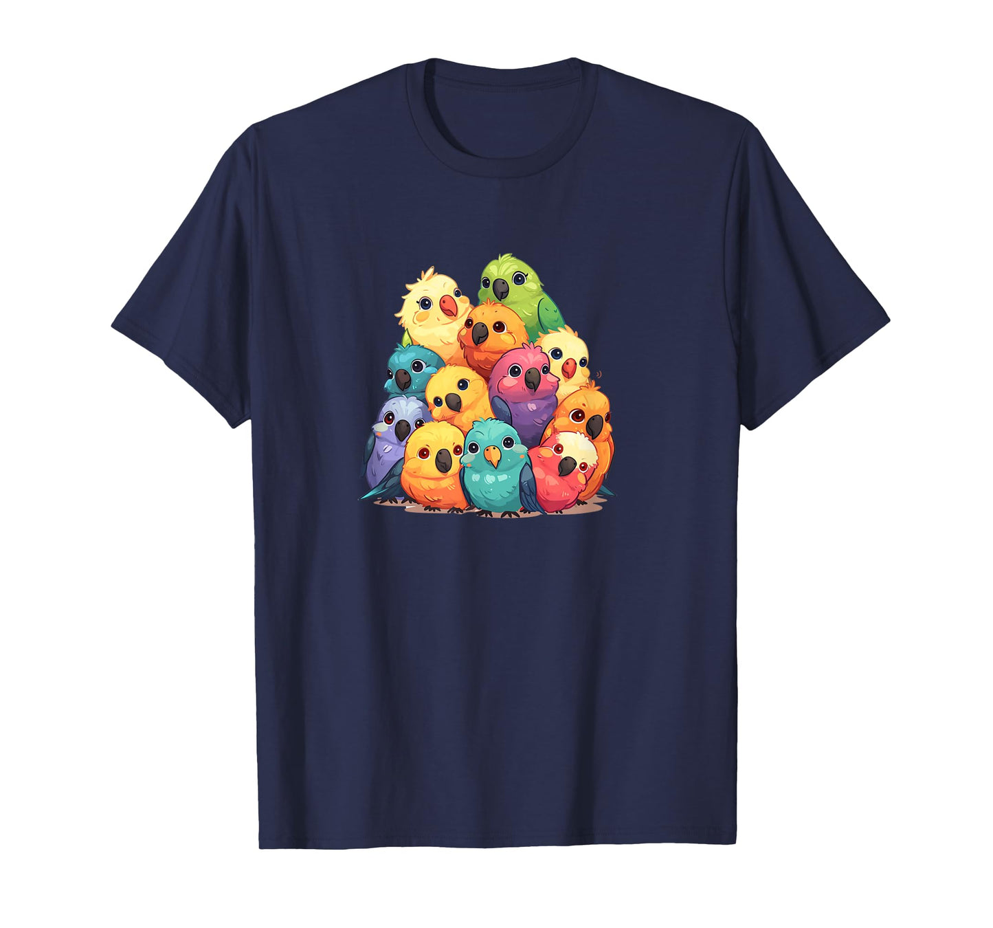 Cute Kawaii Pastel Cockatiel Parakeet Bird Boys Girls Kids T-Shirt