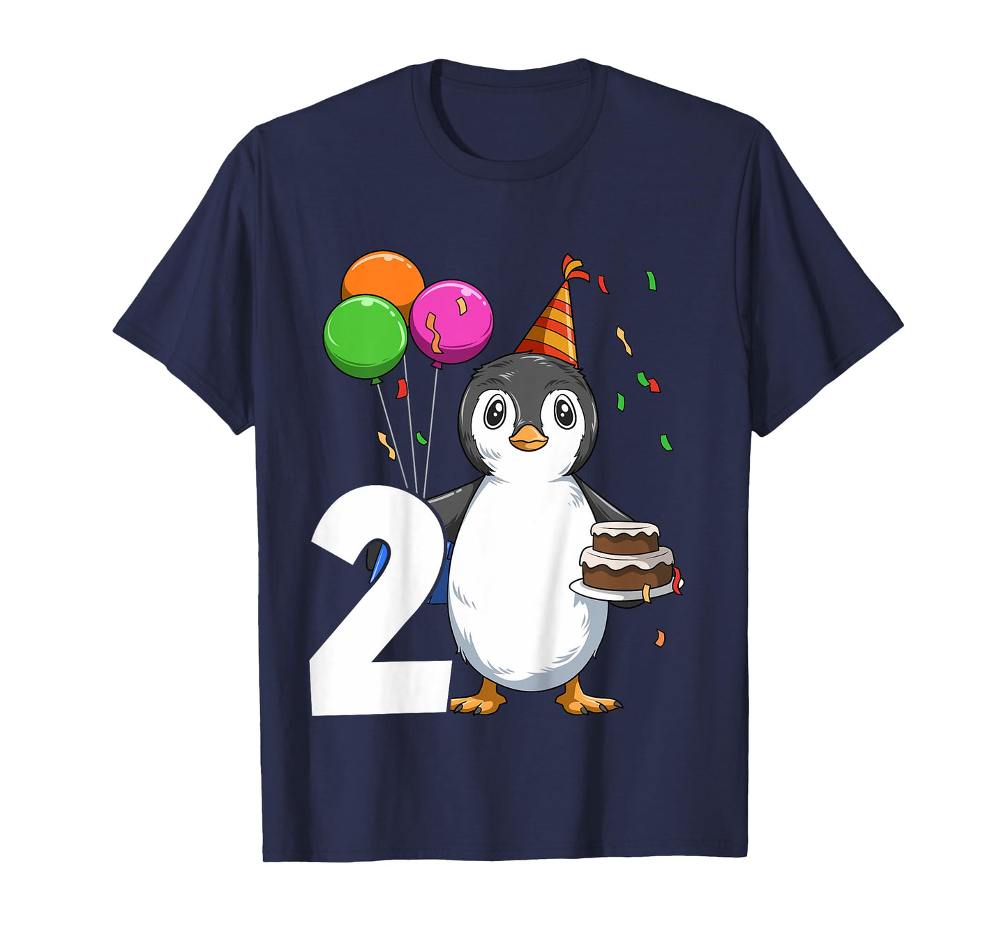 Penguin Birthday 2 Penguin 2nd Birthday Outfit Penguin Party T-Shirt