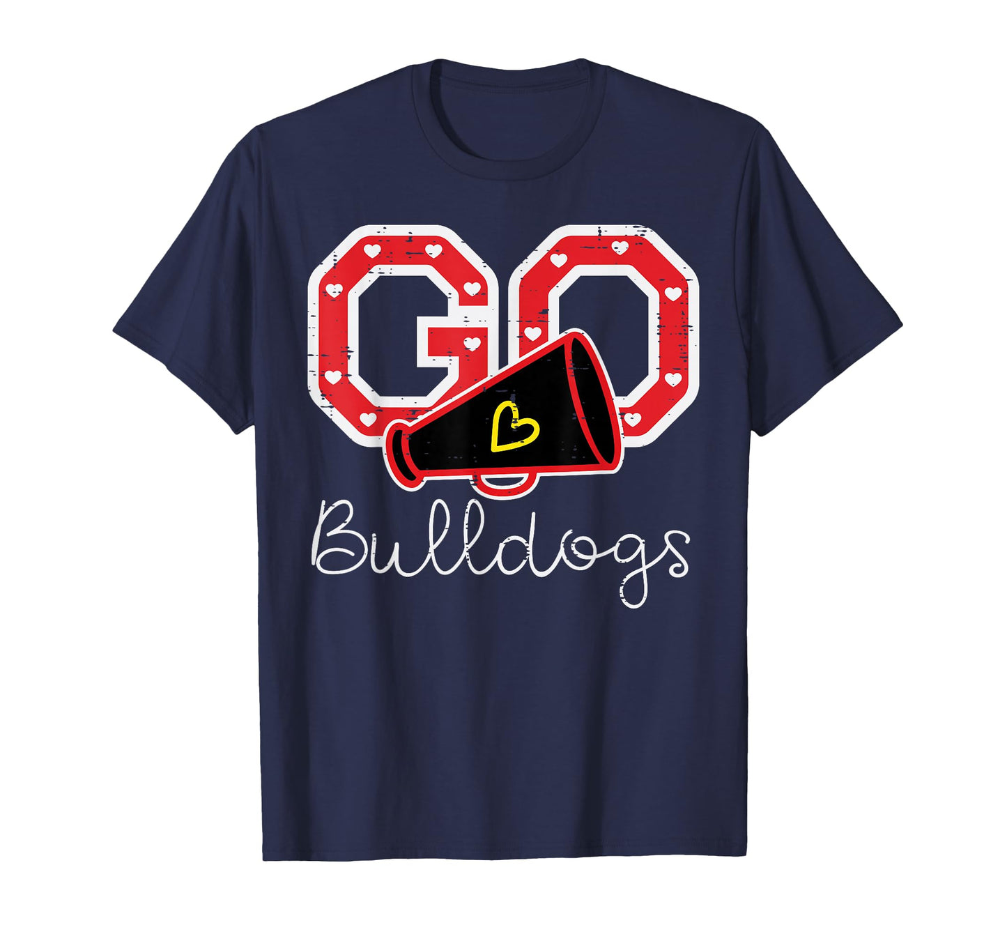 Go Bulldog Men Kids Boys Women Girls Youth Teen T-Shirt