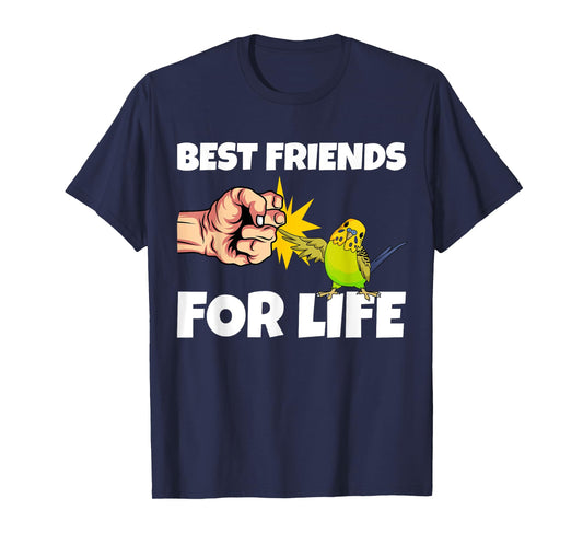 Budgie Best Friends for Life Parakeet Budgerigar Gift T-Shirt