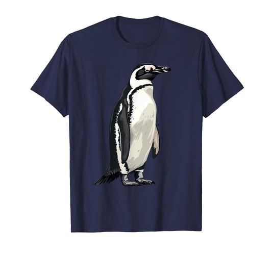 Penguin for Men Women Design Unisex Penguin Graphic T-Shirt, Black, Small