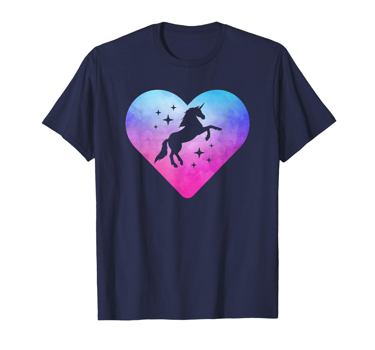 Women or Girls Cute Unicorn T-Shirt