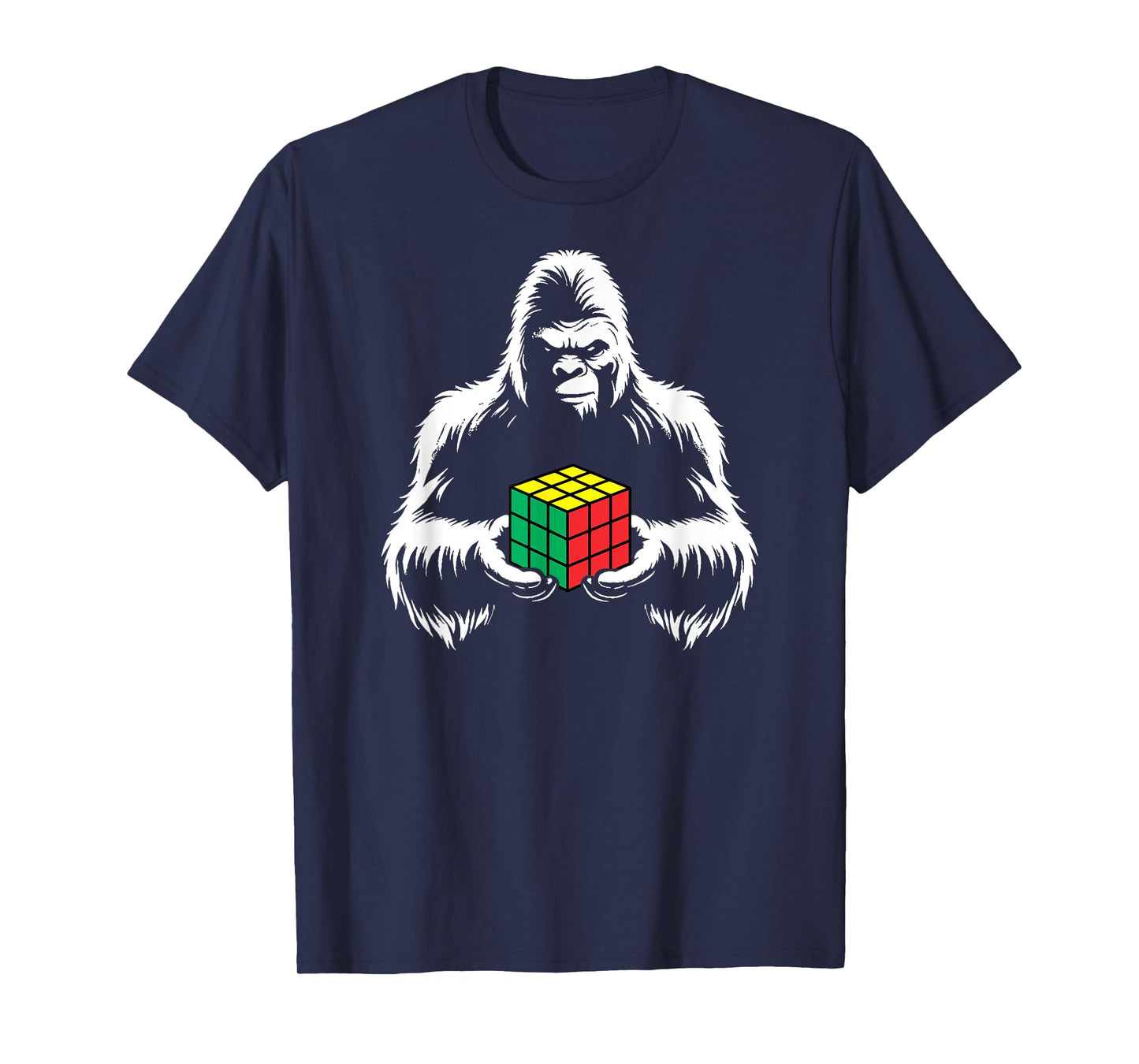 Competitive Puzzle Cube Sasquatch Bigfoot Speed Cubing T-Shirt