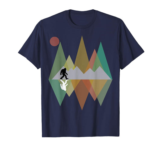 Bigfoot design retro mountain Bigfoot Sasquatch Yeti T-Shirt