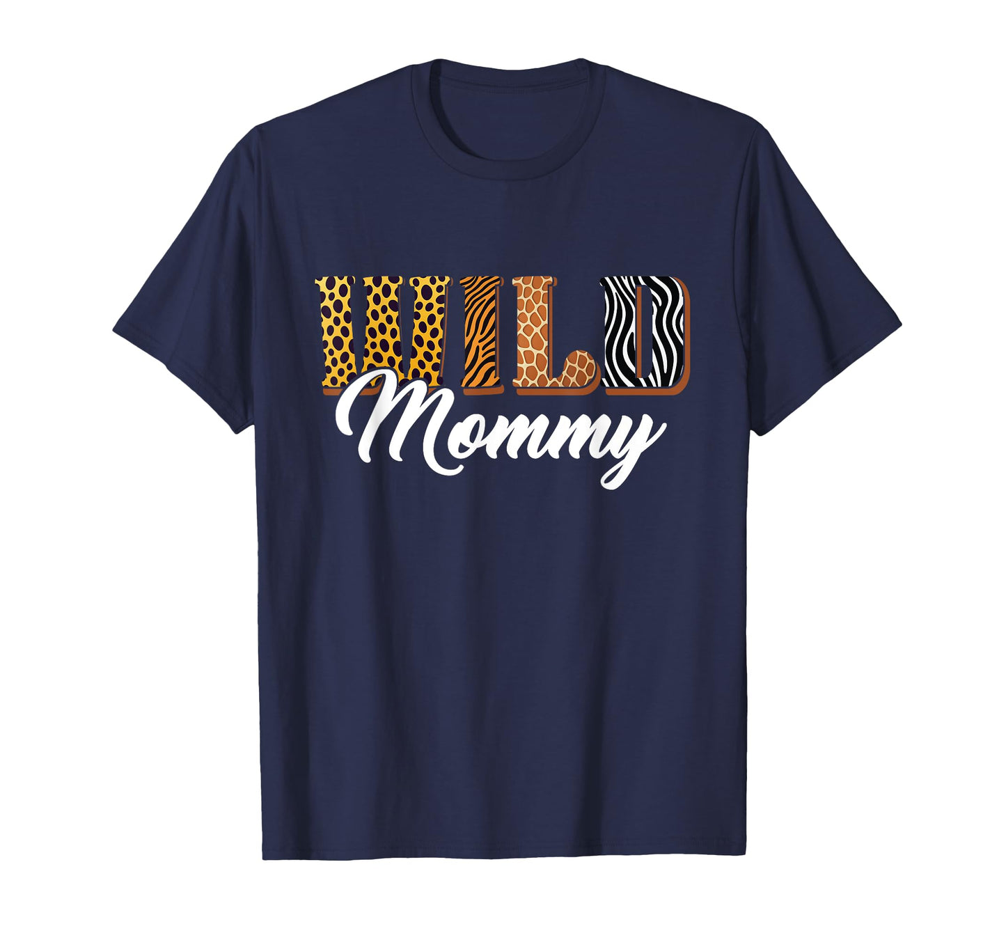 Wild Mommy Zoo Safari Jungle Animal Birthday Matching Family T-Shirt
