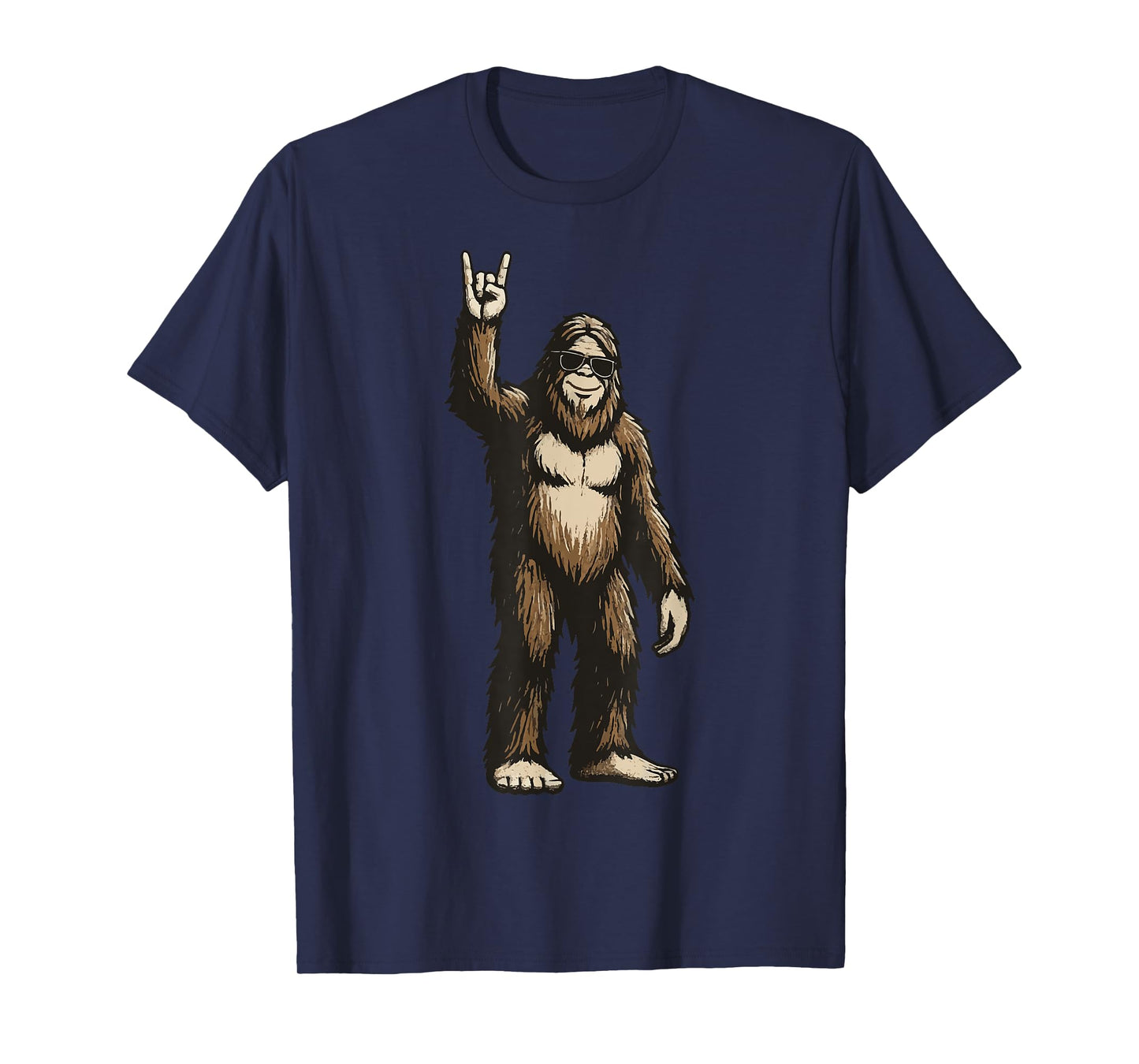Bigfoot Rock Sunglasses T-Shirt