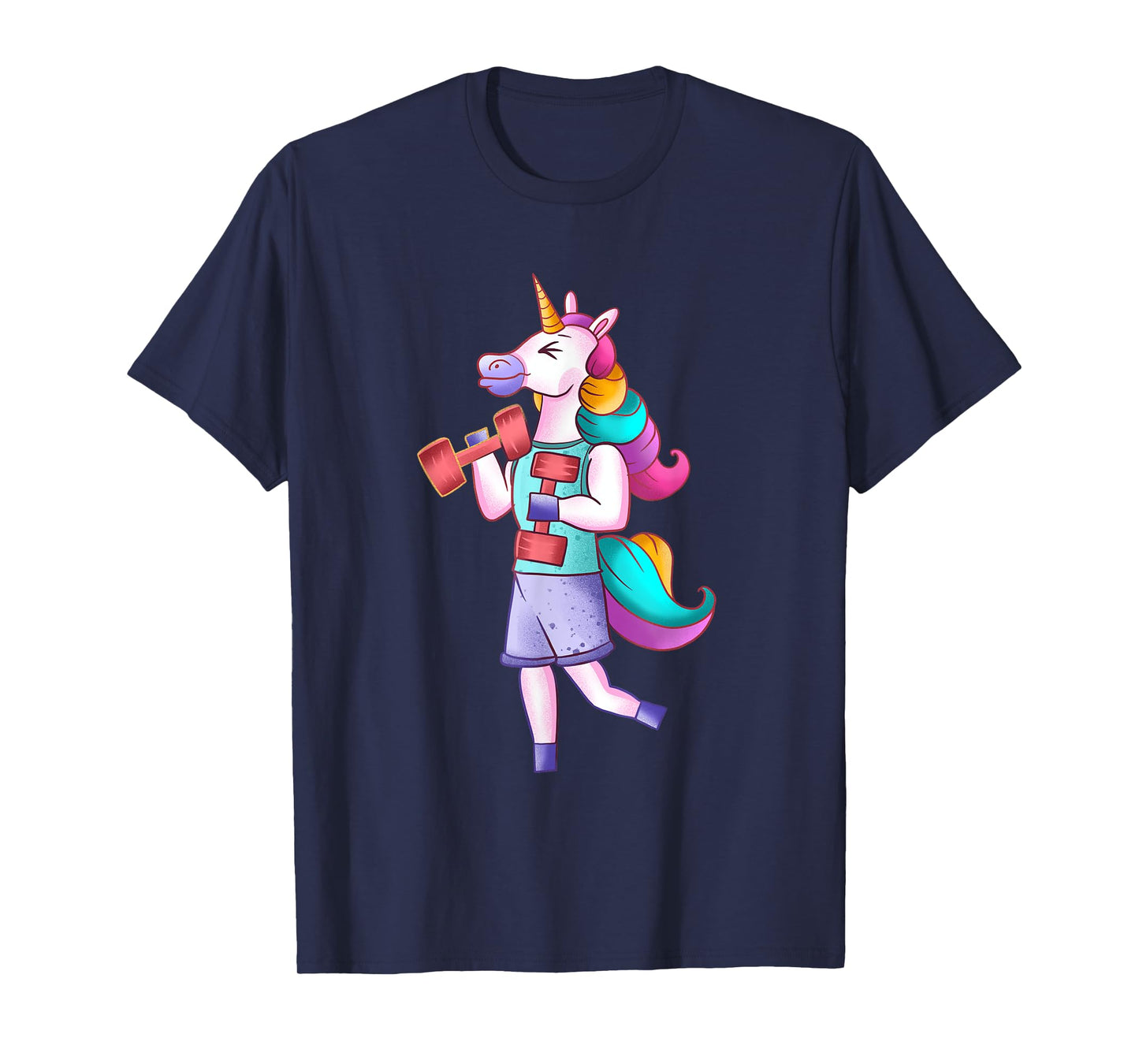 Funny Unicorn Gym Athlete Working Out Unicorn Gym Lover T-Shirt