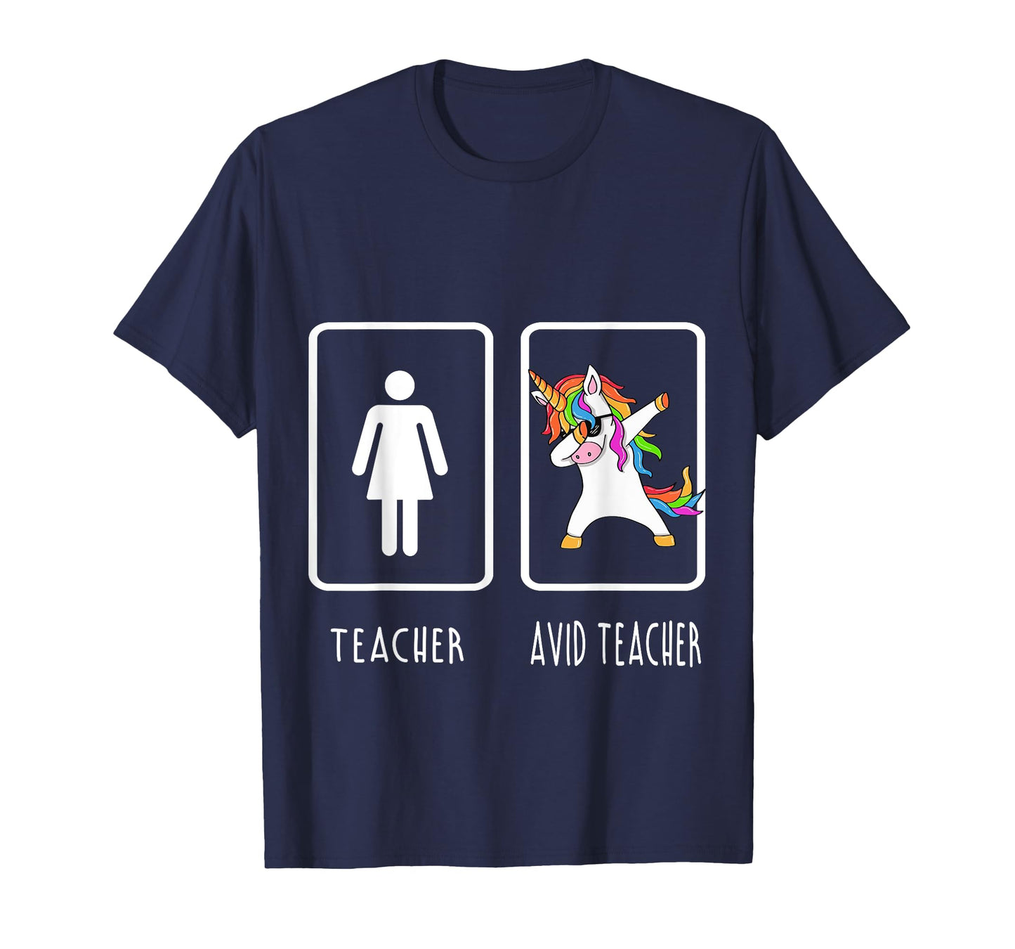 AVID Teacher Unicorn Shirt Men Women Girls Kids T-Shirt