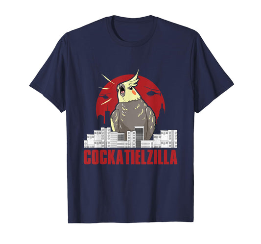 Cute cockatiel parrot, Cockatielzilla funny gifts T-Shirt