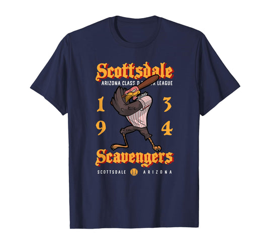 Scottsdale Scavengers Minor League Retro Baseball Team T-Shirt